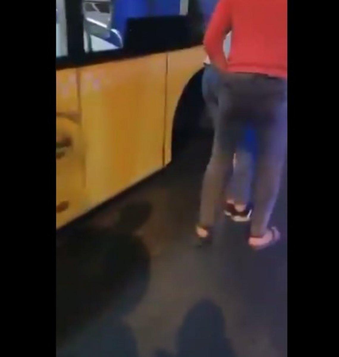 İstanbul'da İETT otobüsünün tekerleği yerinden fırladı