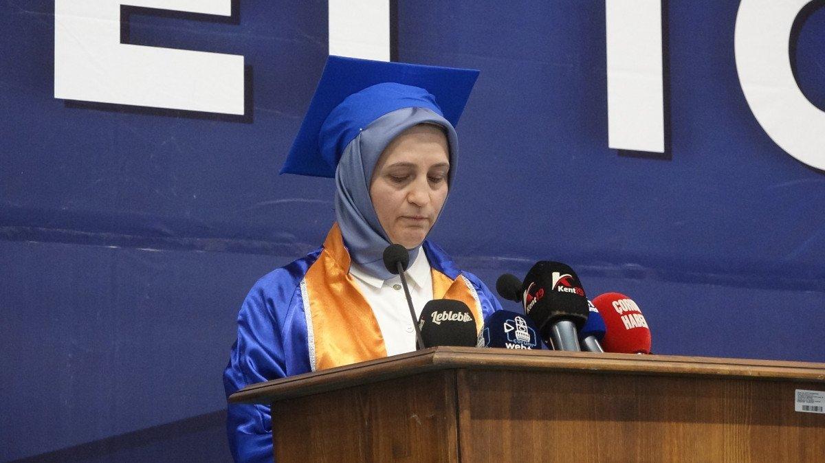 Çorum'da 52 yaşında üniversite okudu, bölümü birincilikle bitirdi