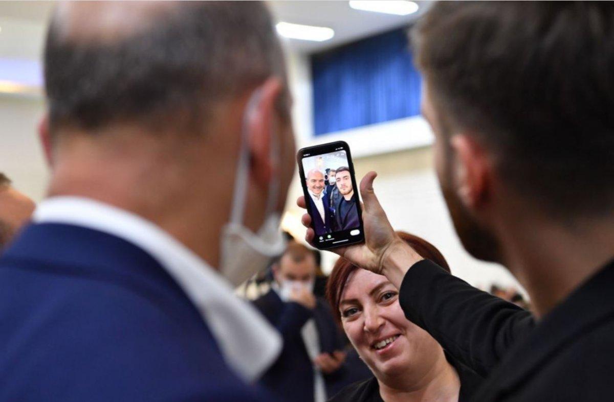 İçişleri Bakanı Süleyman Soylu, şehit yakınları ve gazilerle bir araya geldi