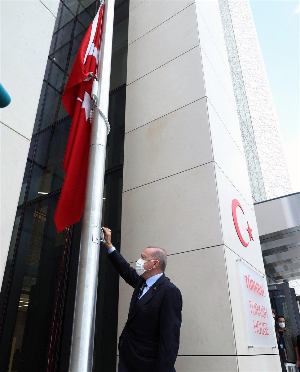 Cumhurbaşkanı Erdoğan, New York'ta Türkevi Binası'nın açılışı töreninde
