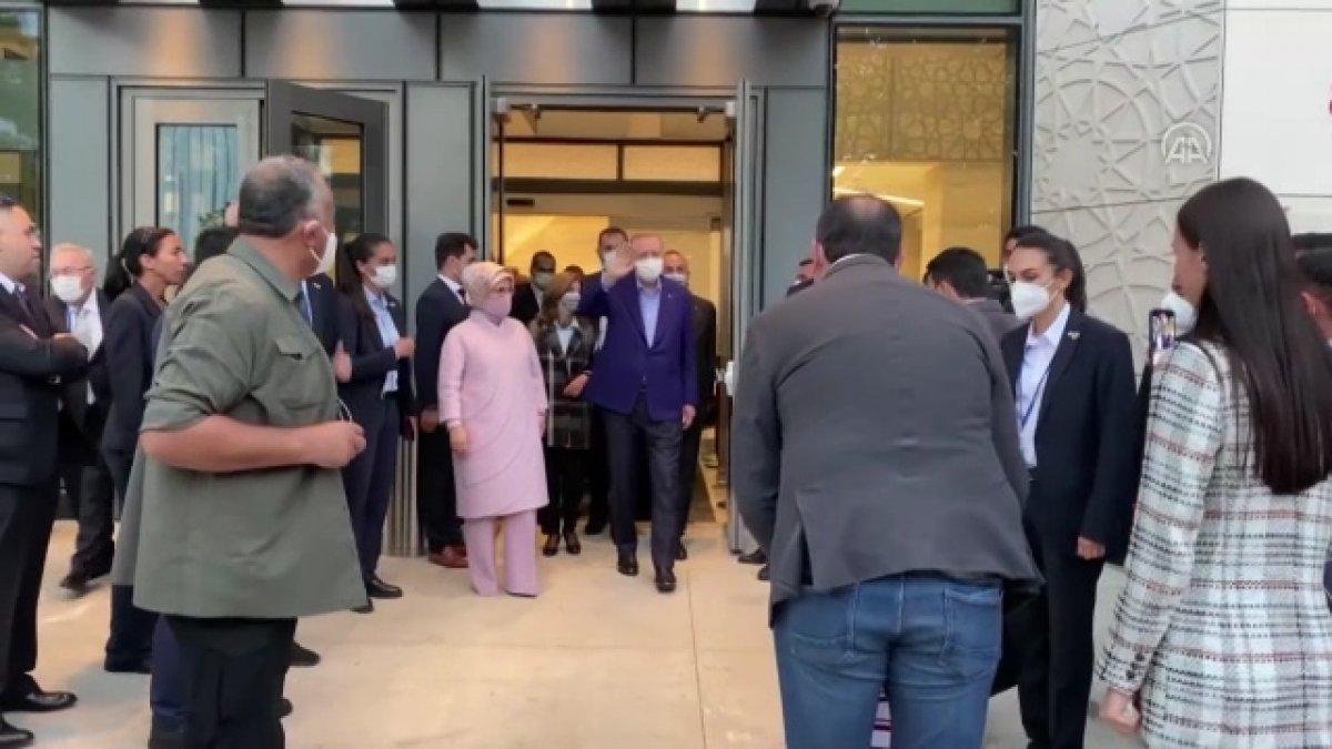 Cumhurbaşkanı Erdoğan, Türkevi Binası'nı inceledi