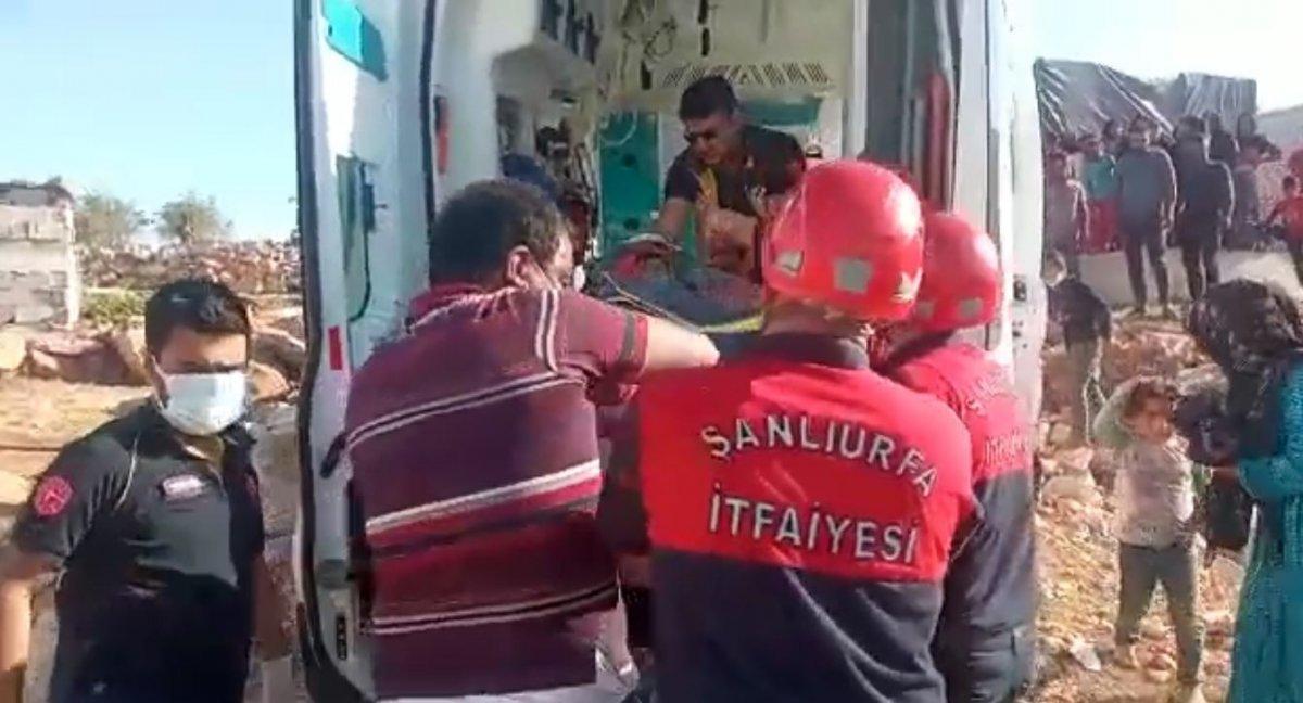 Şanlıurfa’da bir kadın, çöken duvarın altında kaldı