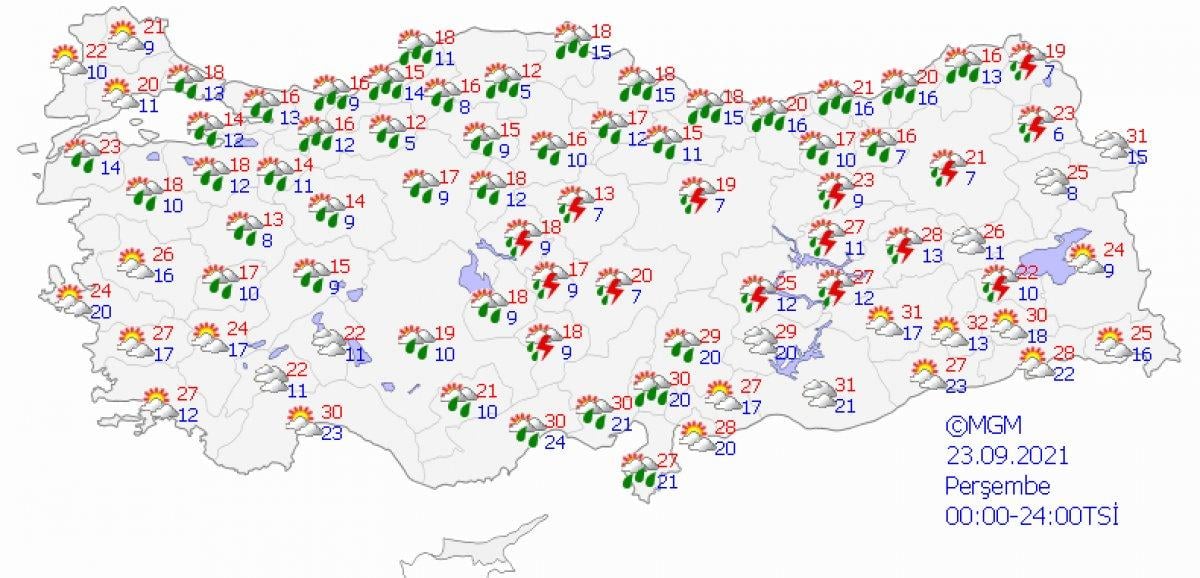 Meteoroloji: Sıcaklıklar 10 derece birden düşecek