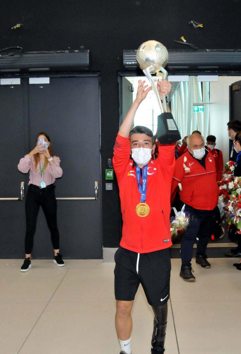 Avrupa şampiyonu Ampute Milli Takımımız İstanbul'da