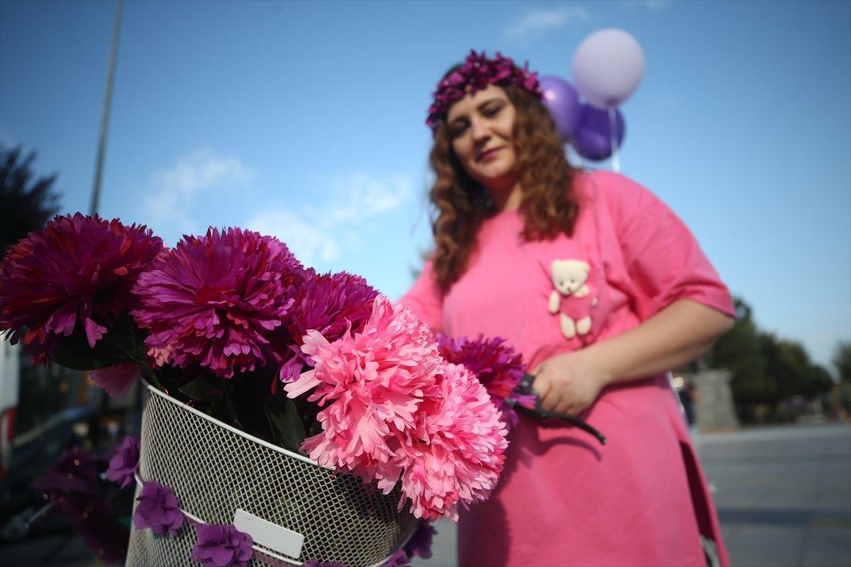 Türkiye'nin dört bir yanında Süslü Kadınlar Bisiklet Turu düzenlendi