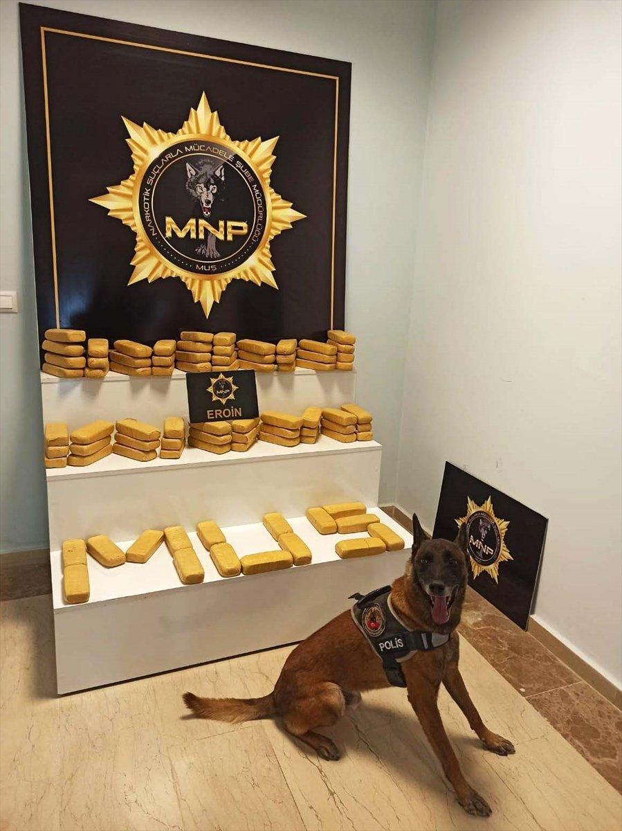 Muş'ta otomobilde uyuşturucu taşıyan çift tutuklandı