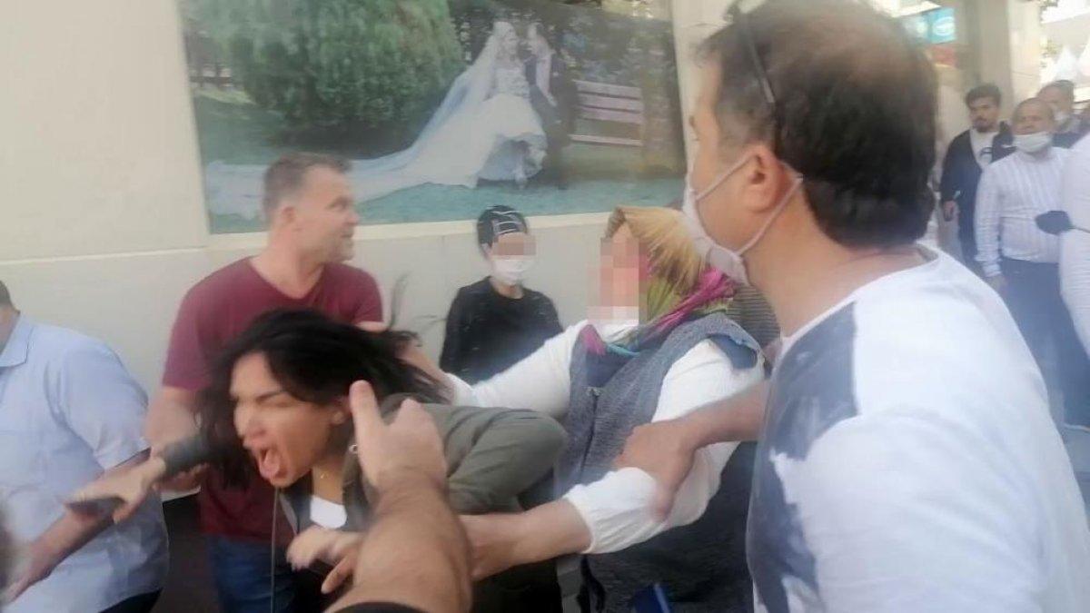 Bolu'da bir adamın eşi ve sevgilisi birbirine girdi