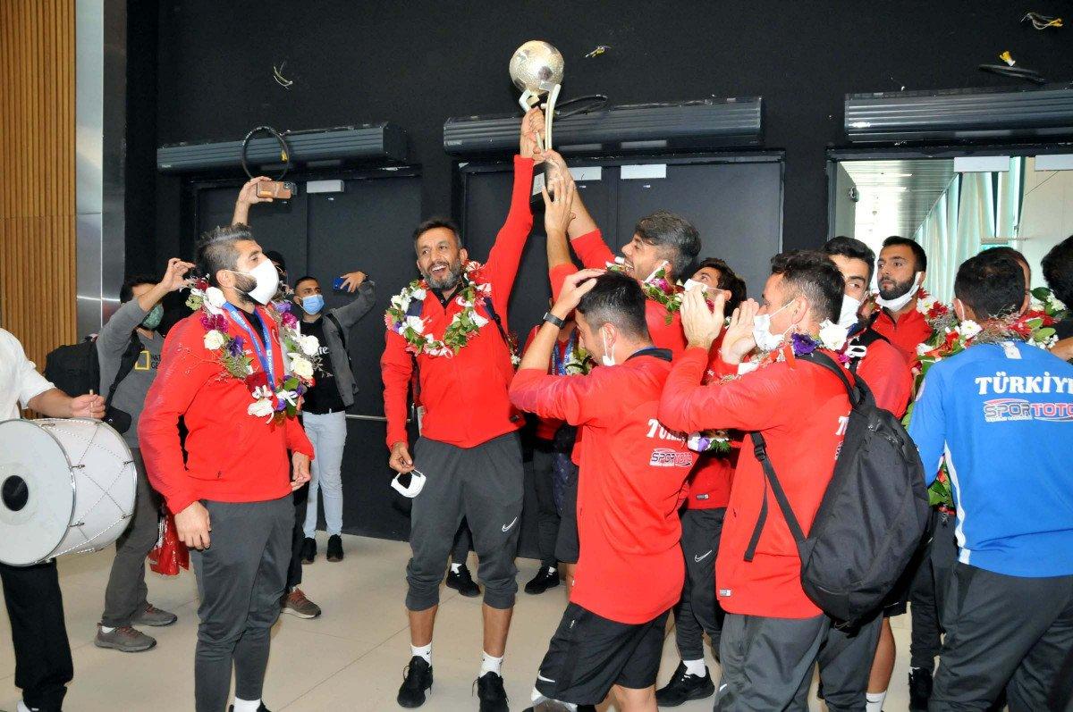 Avrupa şampiyonu Ampute Milli Takımımız İstanbul'da