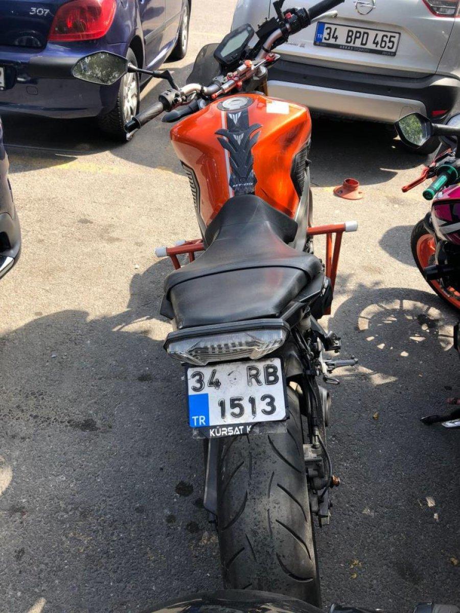 Maltepe'de makas atarak trafiği tehlikeye sokan sürücüye 627 TL ceza