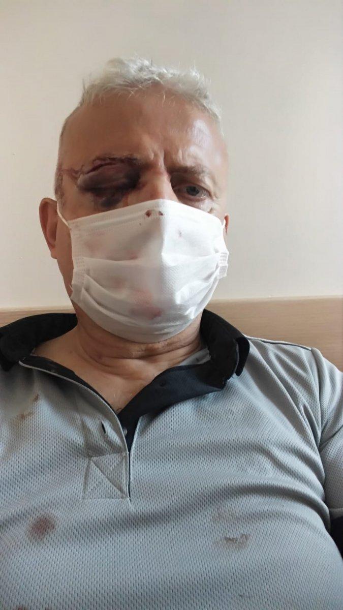 Avcılar'da metrobüste maske kavgası kör etti