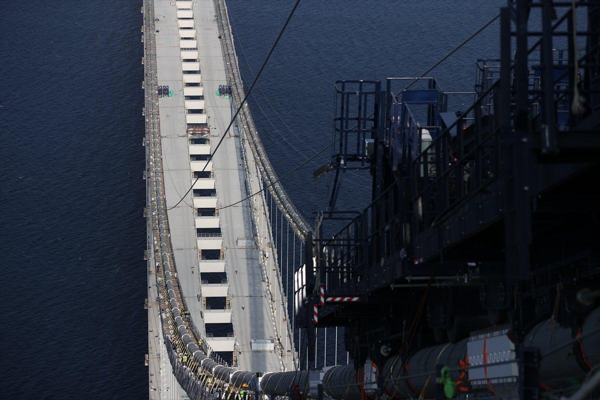 '1915 Çanakkale Köprüsü' Asya Yakası'ndaki kuleden görüntülendi