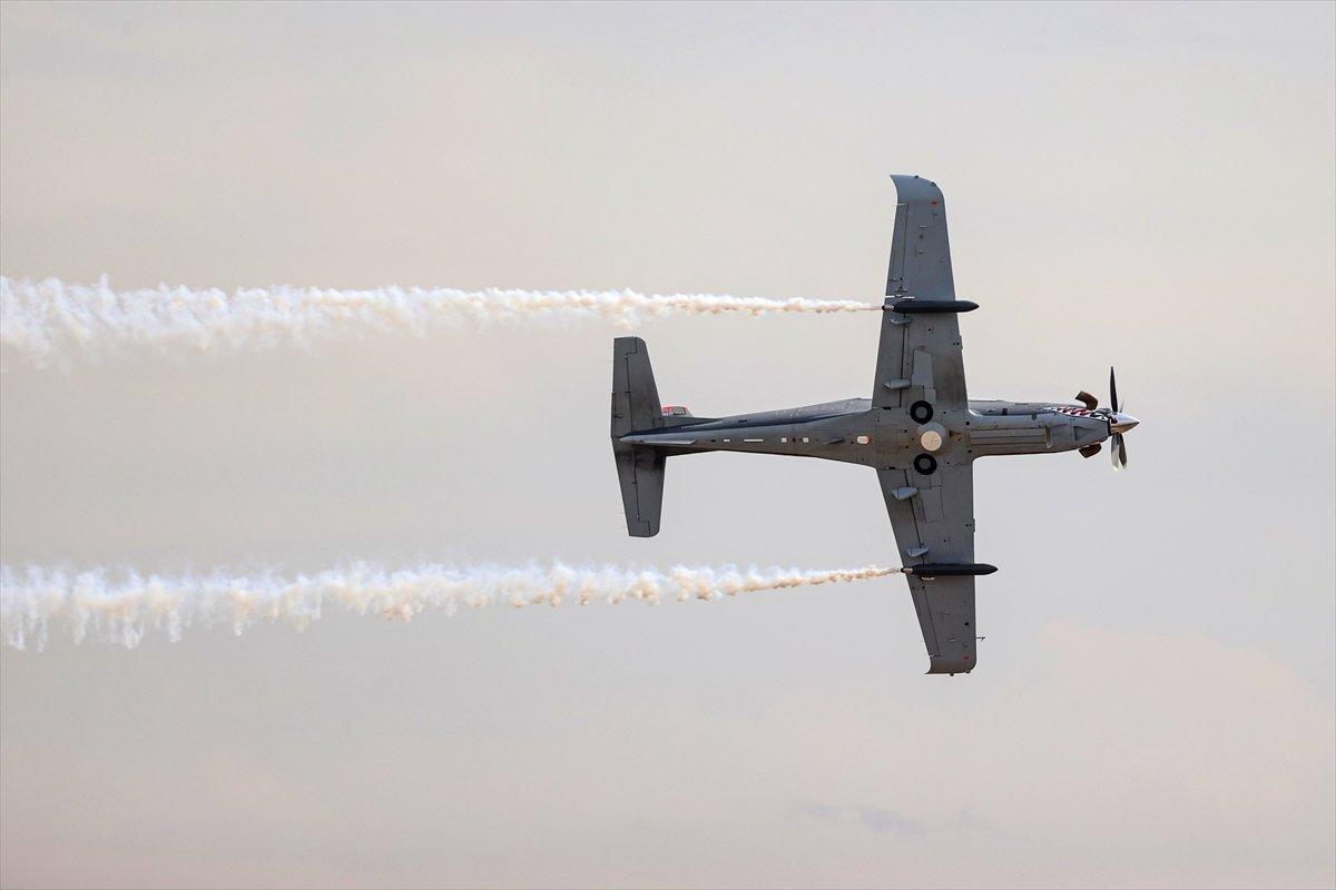 TEKNOFEST'e özel gökyüzünde gösteri