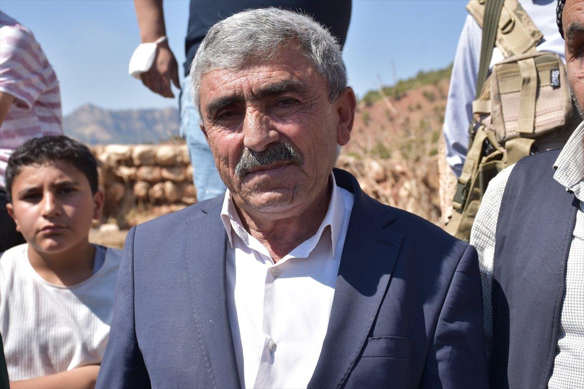 Şırnak’ta, PKK’nın 12 kişiyi katlettiği eve Türk bayrağı asıldı