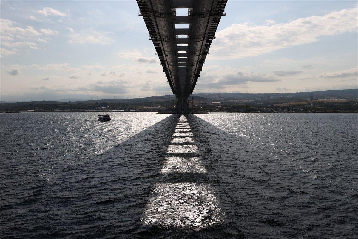 '1915 Çanakkale Köprüsü' Asya Yakası'ndaki kuleden görüntülendi