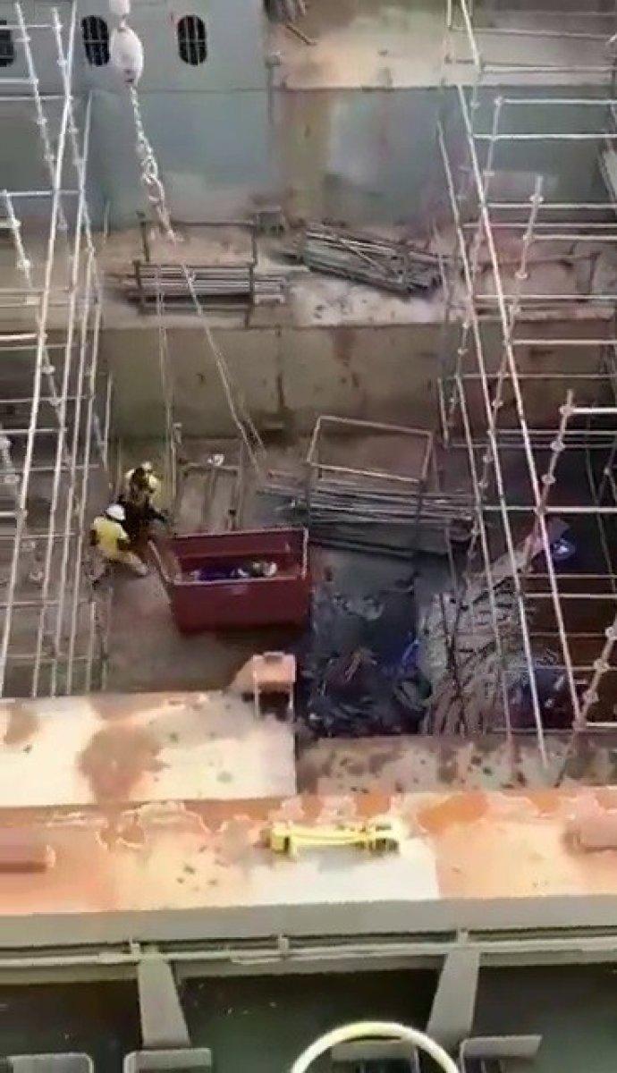 Tuzla’da, zehirlenen işçilerin yardımına giderken akıma kapıldı