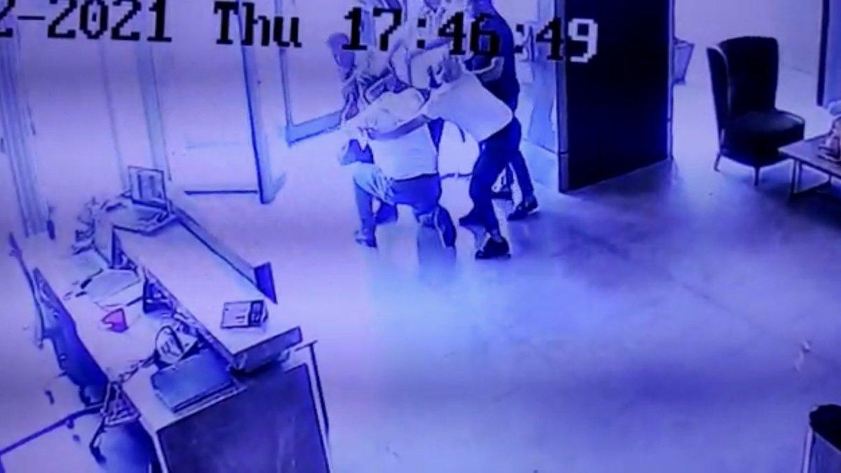 Kağıthane'de rezidansta kavga