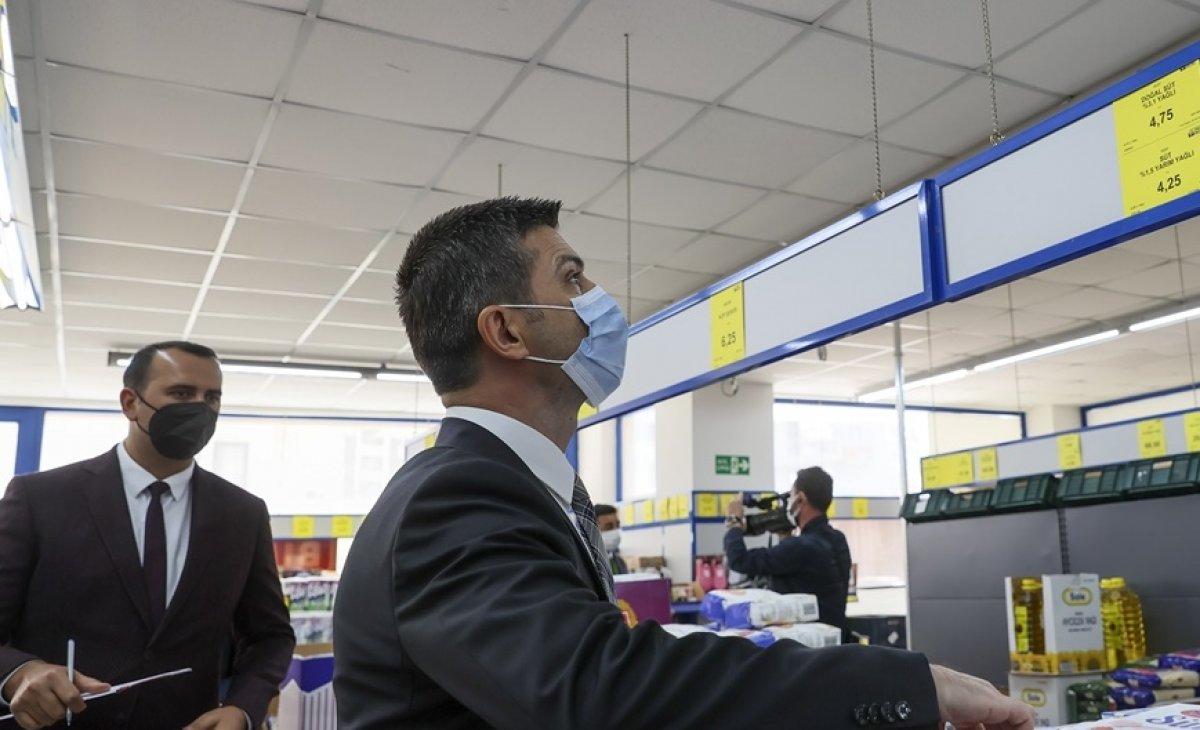 Marketlerde denetim yapılıyor