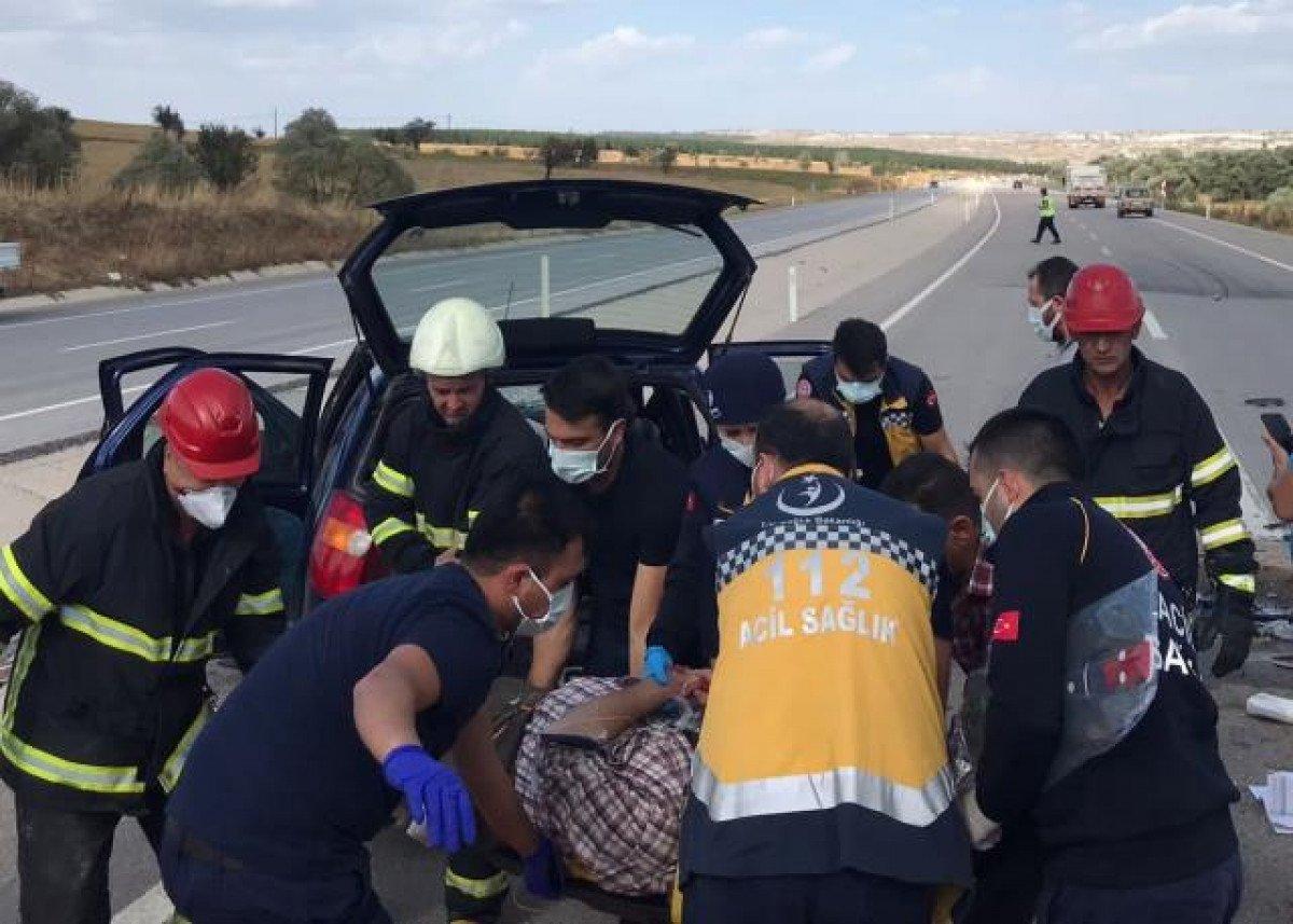 Kütahya'da şerit ihlali ölüm getirdi