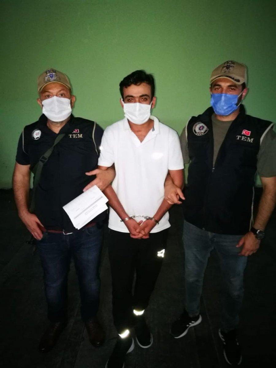 Samsun'da hapis cezası bulunan PKK'lı yakalandı