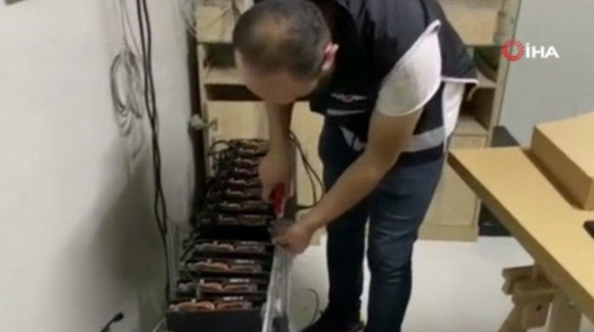 İstanbul’da 73 adet kripto para üretim makinesi ele geçirildi