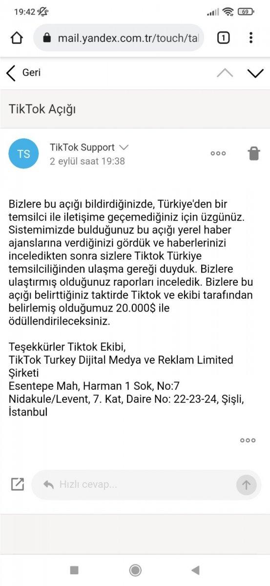 TikTok'un açığını bulan liseliler, 20 bin dolarlık ödülü almadı