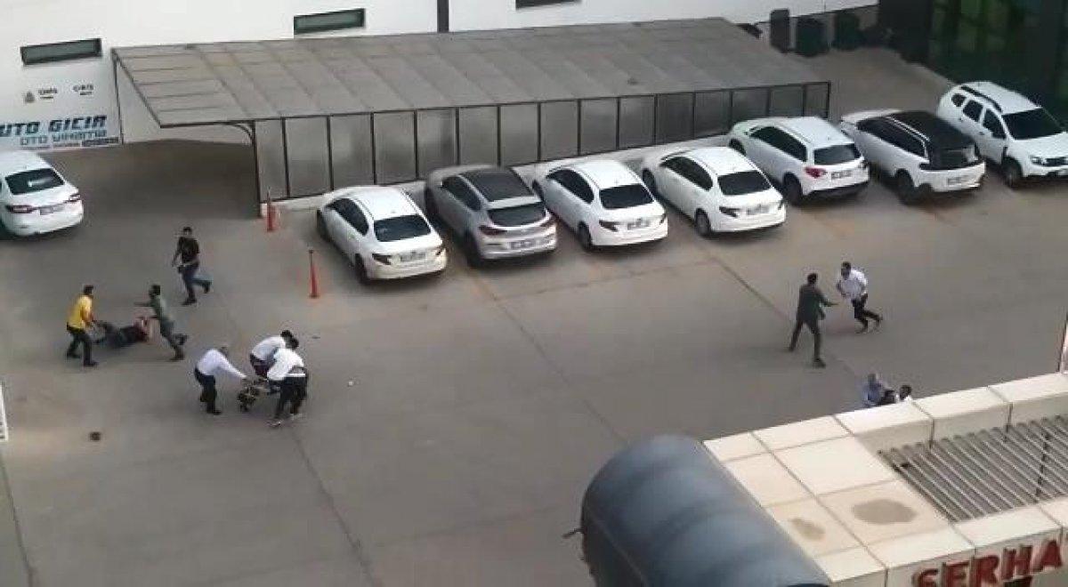 Diyarbakır'da otoparkta kavga: Sopa ve kürsülerle saldırdılar