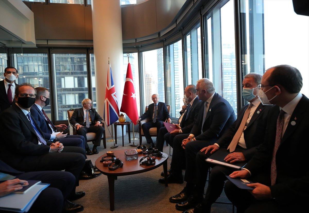 Cumhurbaşkanı Erdoğan, Boris Johnson'u kabul etti