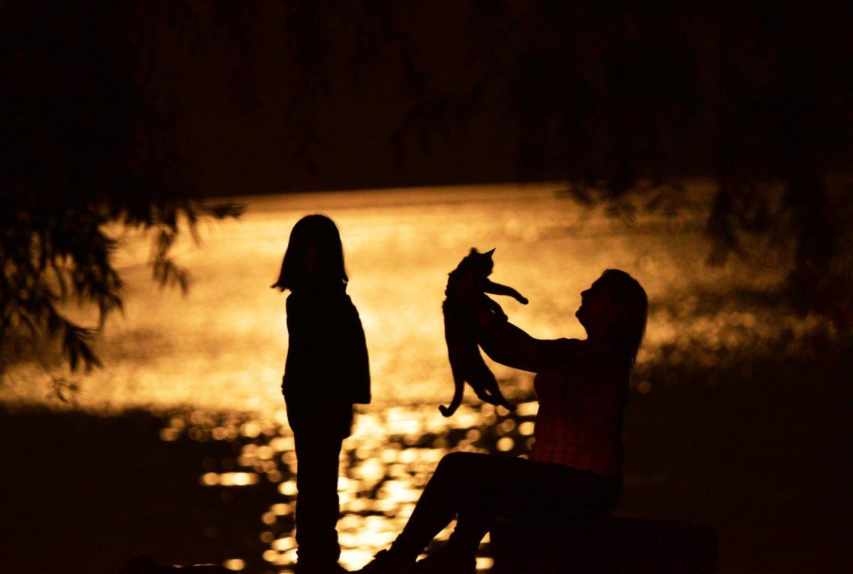Bitlis'teki mehtap ortaya harika görüntüler çıkardı