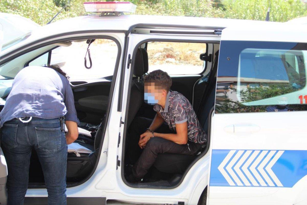 Antalya'da hırsızlık şüphelisi 'koronayım' diyerek yalan söyledi