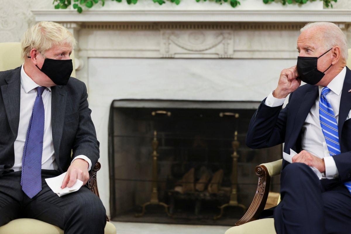 Boris Johnson ve Joe Biden bir araya geldi