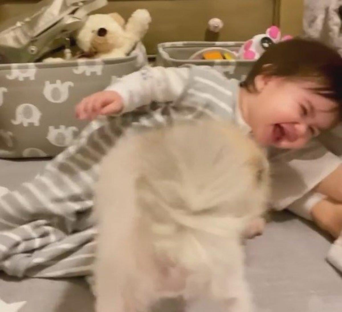 Ceyda Ateş’in kızı Talia’nın gülümseten anları