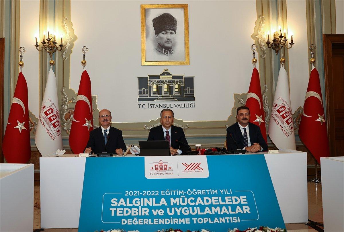 İstanbul'da 2021-2022 öğretimine ilişkin tedbir toplantısı yapıldı