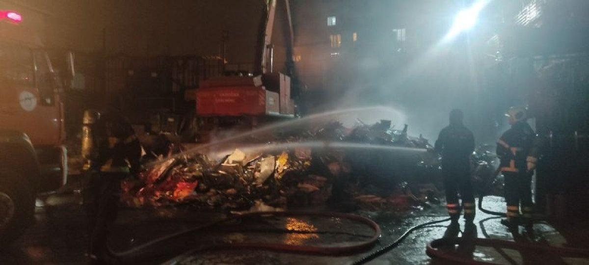 Kocaeli’nde çıkan yangın söndürüldü