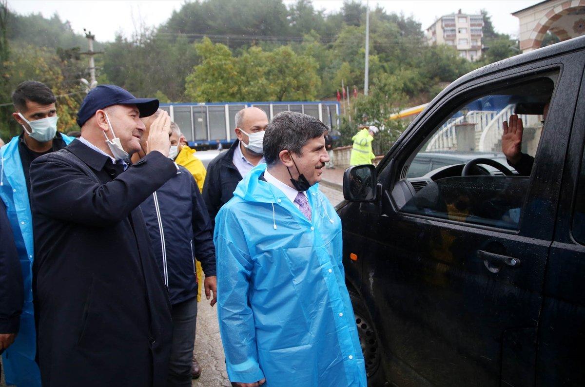 İçişleri Bakanı Süleyman Soylu, Kastamonu’daki çalışmaları inceledi