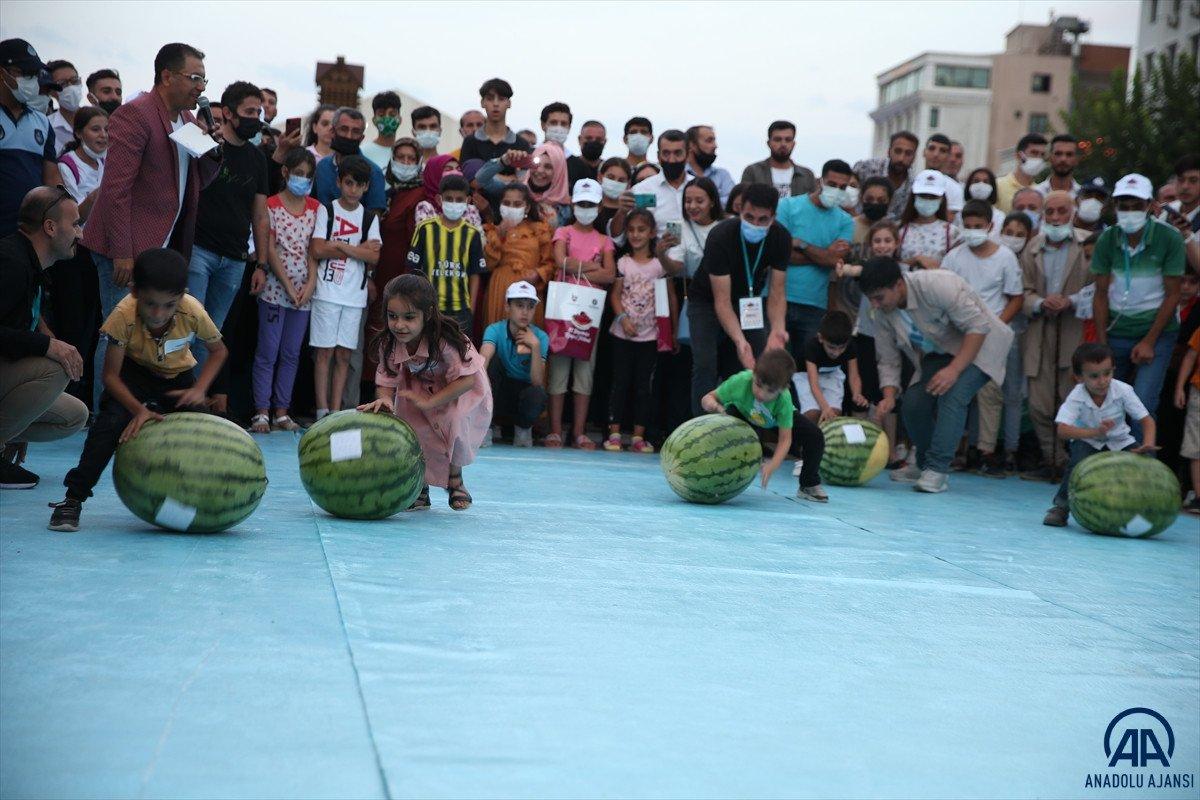 Diyarbakır'da karpuz festivalinin birincisi: 45 kilo 500 gram
