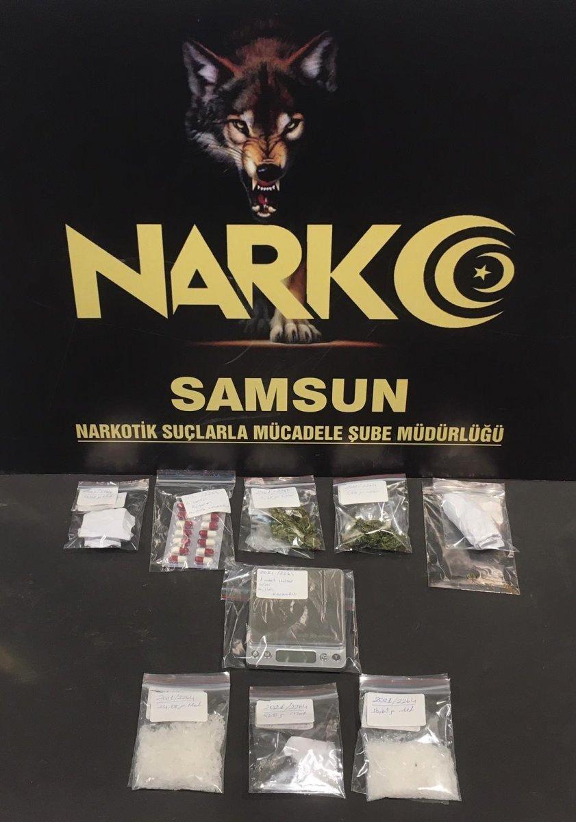 Samsun'da bir kişi uyuşturucu operasyonu sonucunda tutuklandı