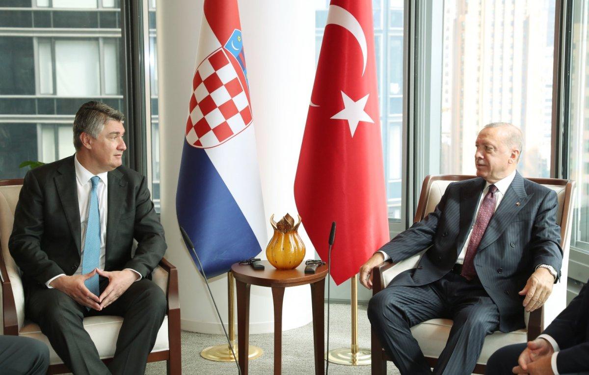 Cumhurbaşkanı Erdoğan ABD'de liderlerle görüştü