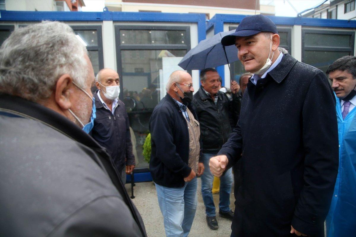 İçişleri Bakanı Süleyman Soylu, Kastamonu’daki çalışmaları inceledi