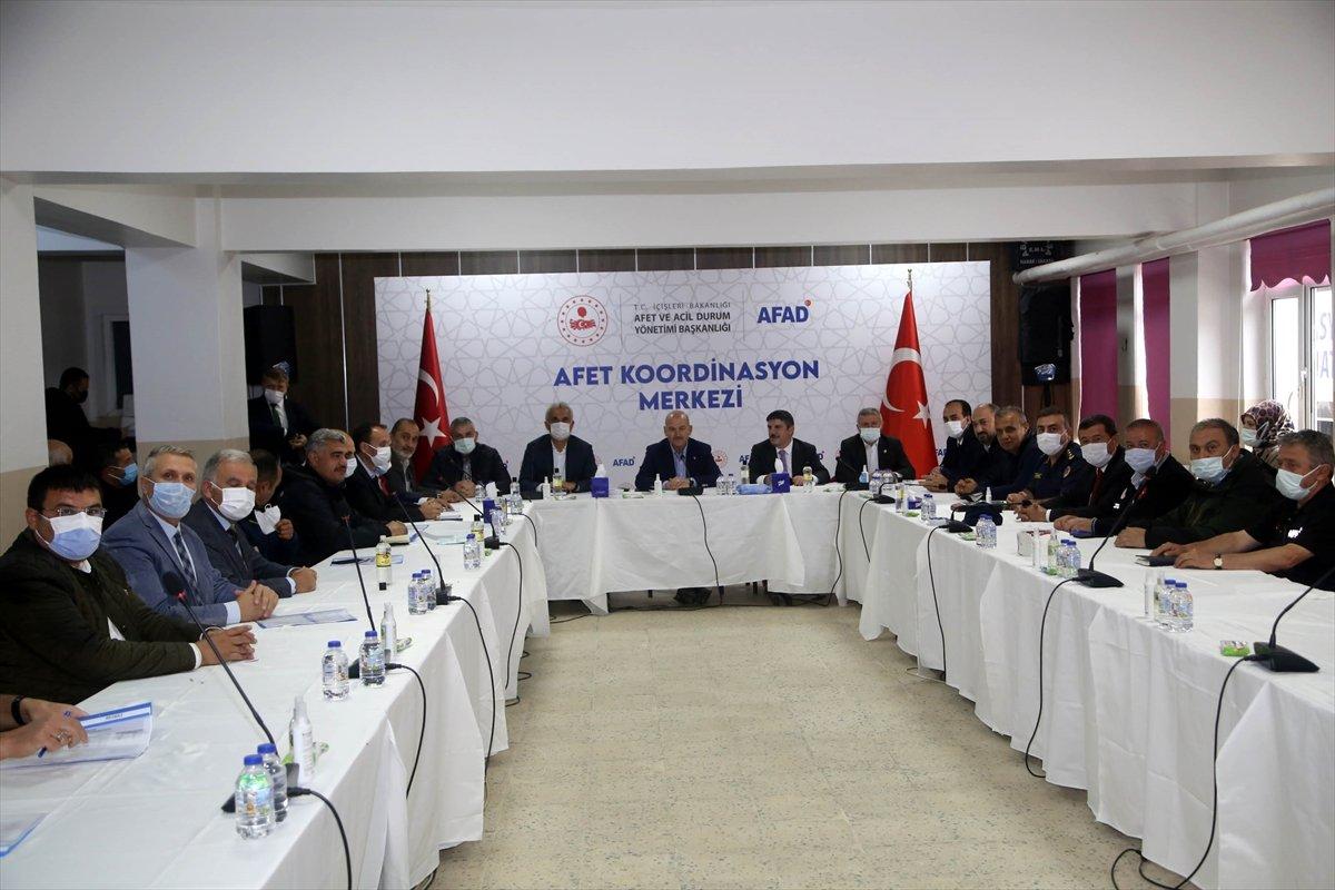 İçişleri Bakanı Süleyman Soylu, Kastamonu’daki çalışmaları inceledi