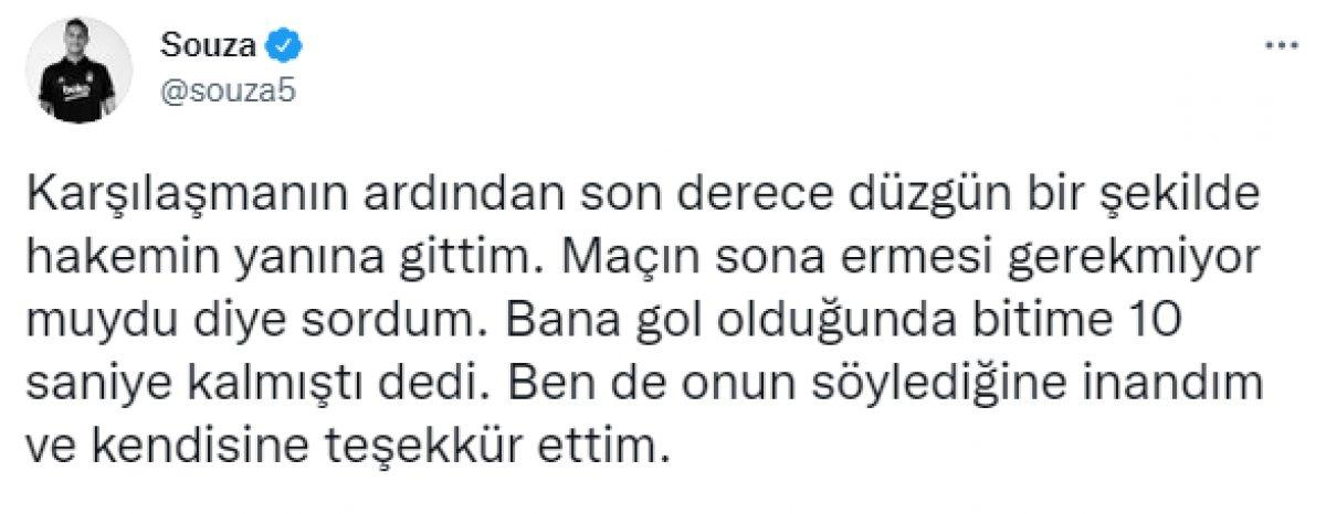 Josef De Souza: Maç bir dakika fazla oynandı