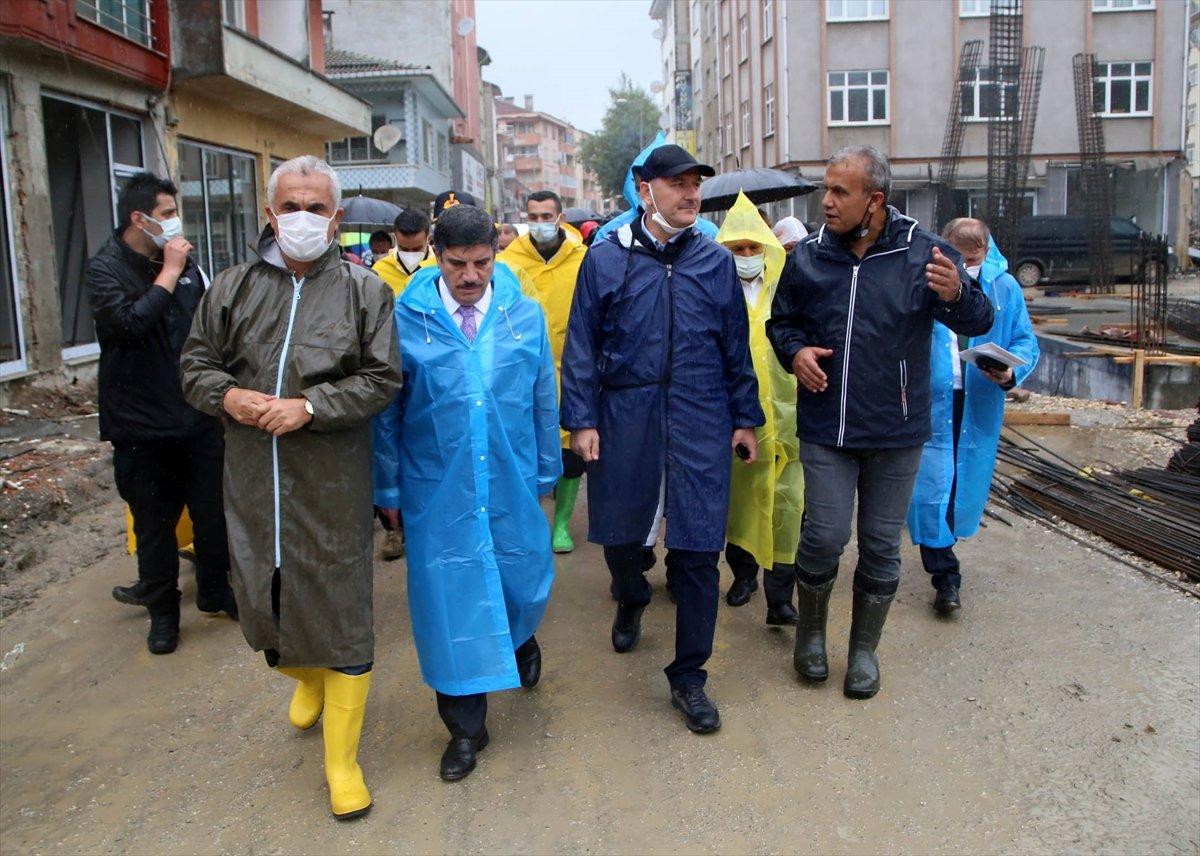 İçişleri Bakanı Süleyman Soylu, Kastamonu’daki çalışmaları inceledi