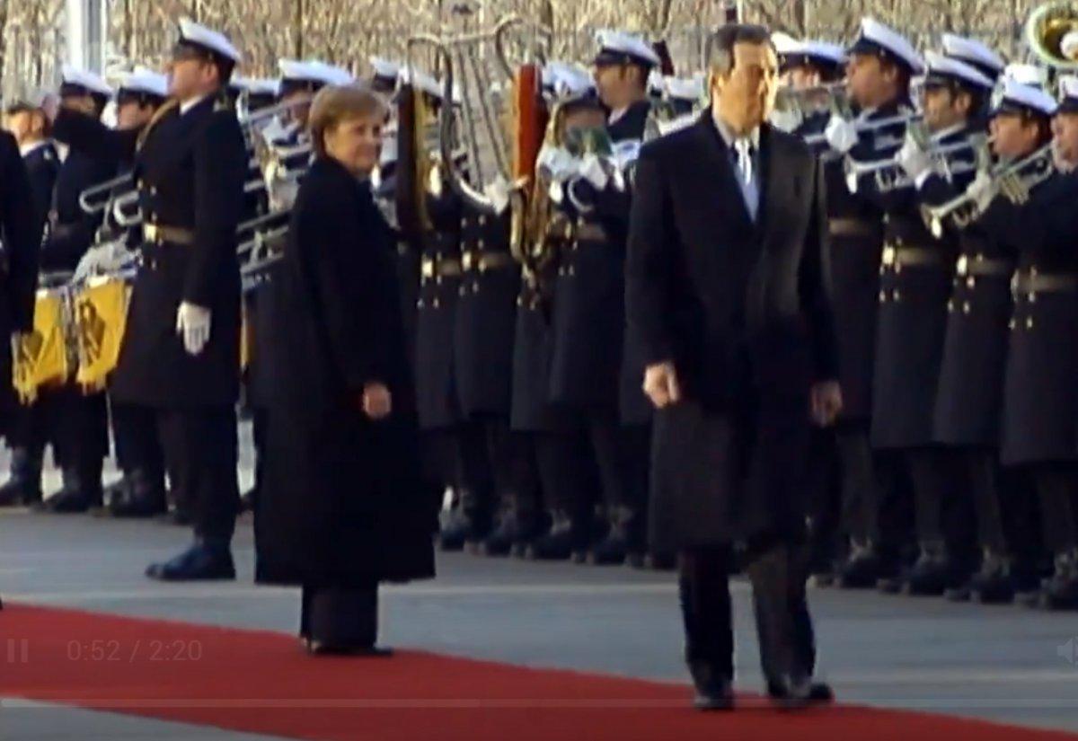 Angela Merkel'in ilginç anları