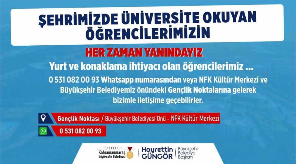 Kahramanmaraş'ta öğrenciler için örnek çalışma