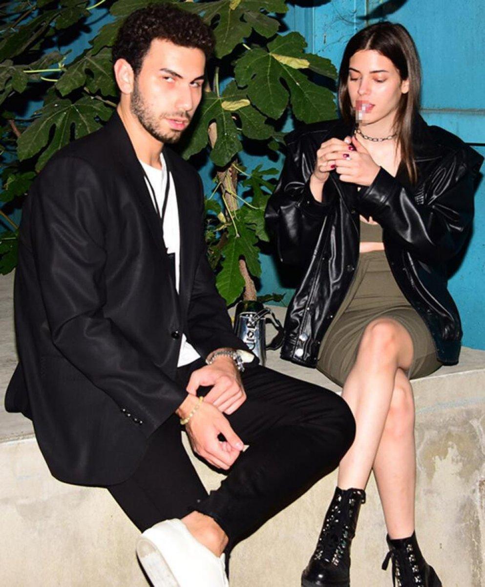 Derin Talu, sevgilisiyle defilede