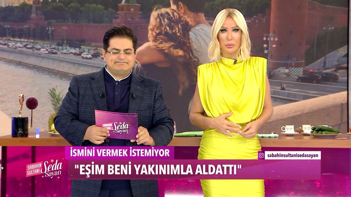 Seda Sayan'a bağlanan kadın: Eşim beni yengesiyle aldattı