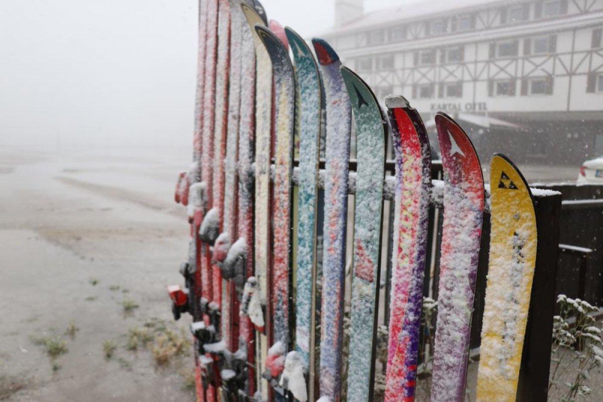 Bolu'ya yılın ilk karı düştü