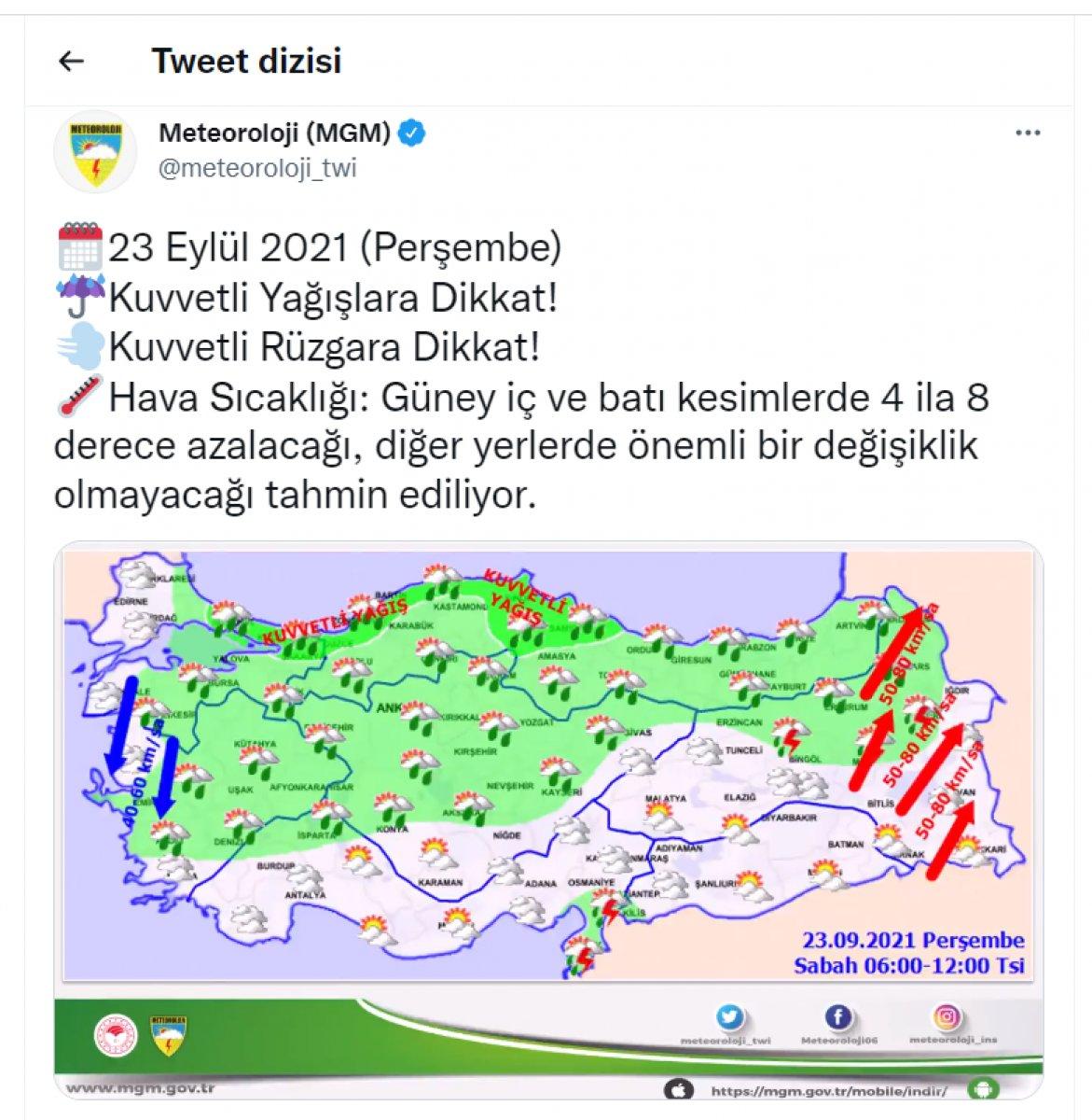 Bir üşüme geldi! Hava durumu 23 Eylül 2021: Bugün hava nasıl olacak?