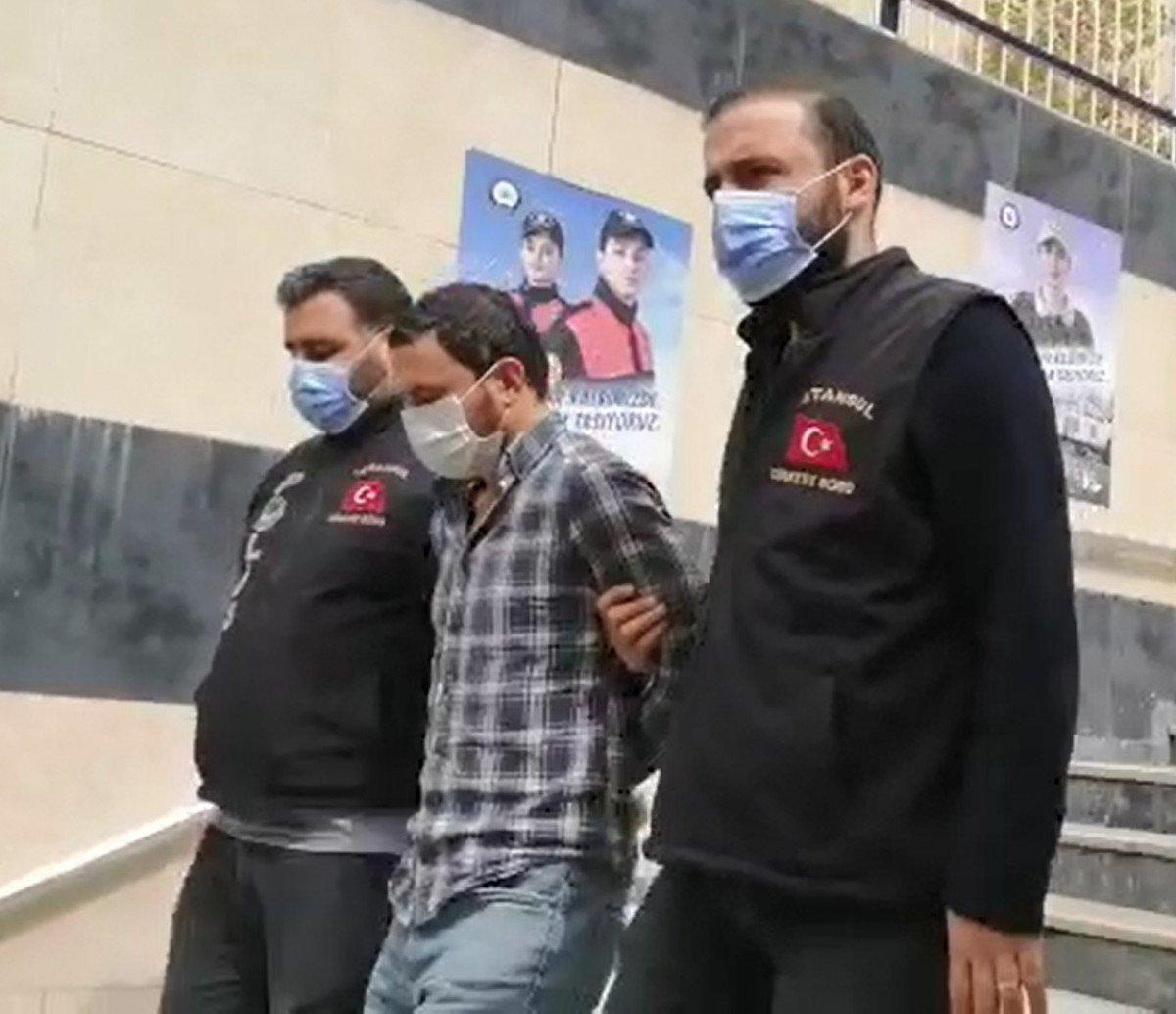 Ataşehir'de cinayet zanlısının yakalanma anı