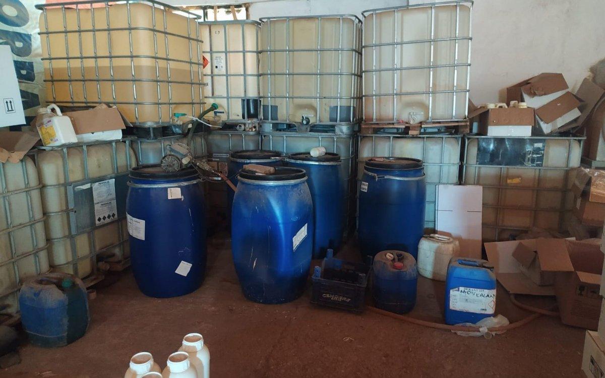 İzmir'de sahte tarım ilacı deposuna baskın