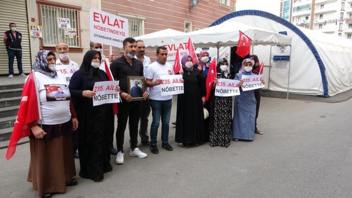 Diyarbakır'da evlat nöbetindeki aile sayısı 234 oldu